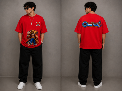 Premium One Piece Graphic Oversized Terry T-Shirt