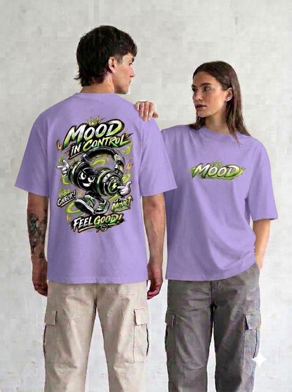 Mood In Control Graphic Heavyweight Oversized Classic T-Shirt