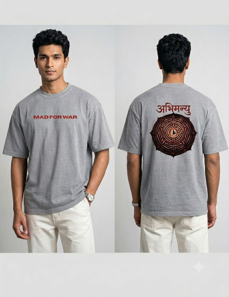 Mad For War: Abhimanyu Mythological Art T-Shirt